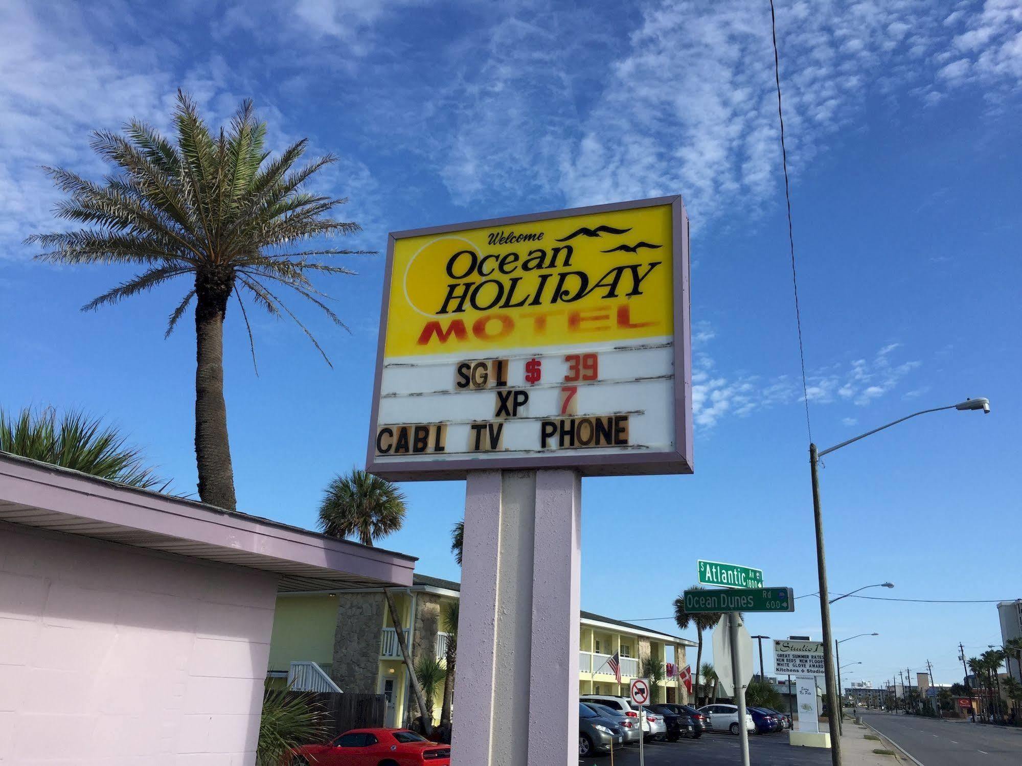 Ocean Holiday Motel Daytona Beach Exterior foto